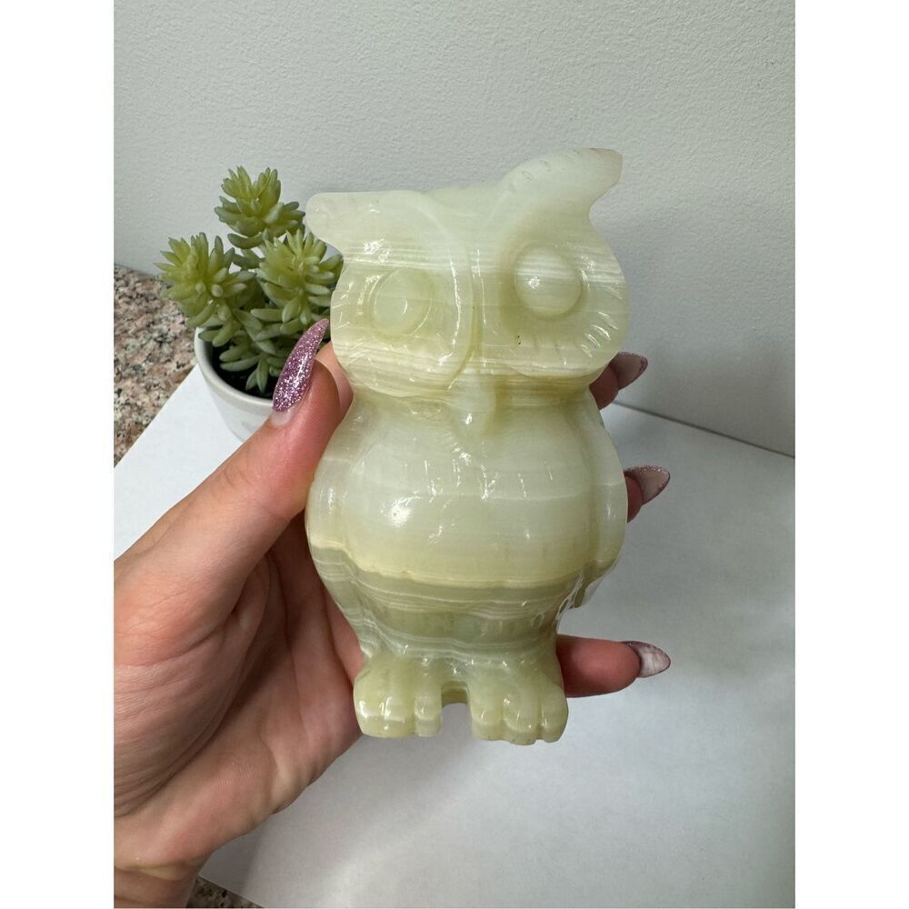 Green Onyx Owl